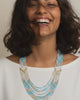 Layered Beaded Statement Necklace
