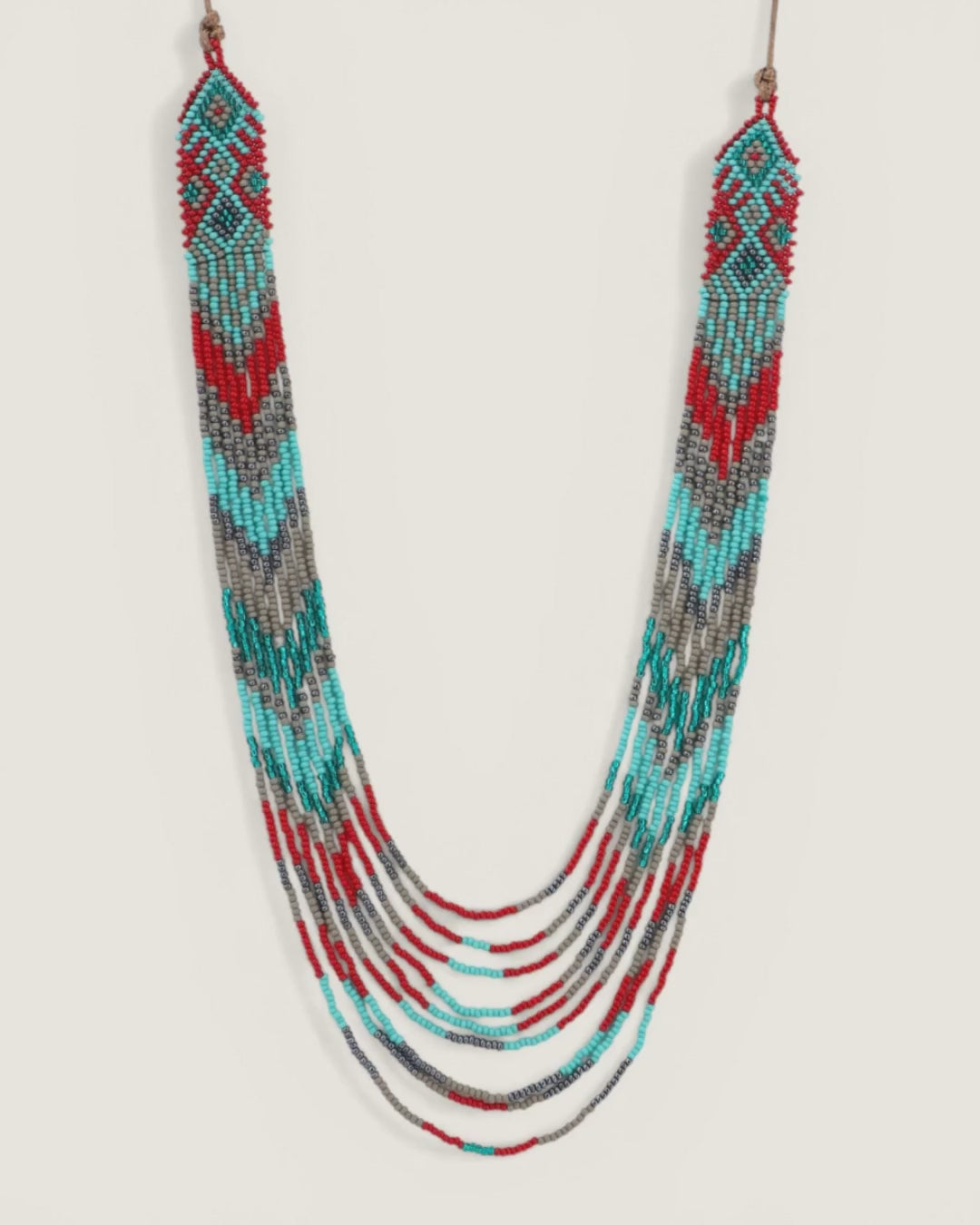 Multicolor Southwest Beaded Necklace