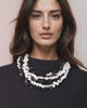 Black White Layered Necklace