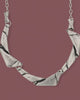 Paper Curl Metal Necklace