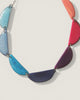 Vibrant Crescent Tagua Necklace