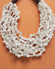 Soft White Twist Necklace