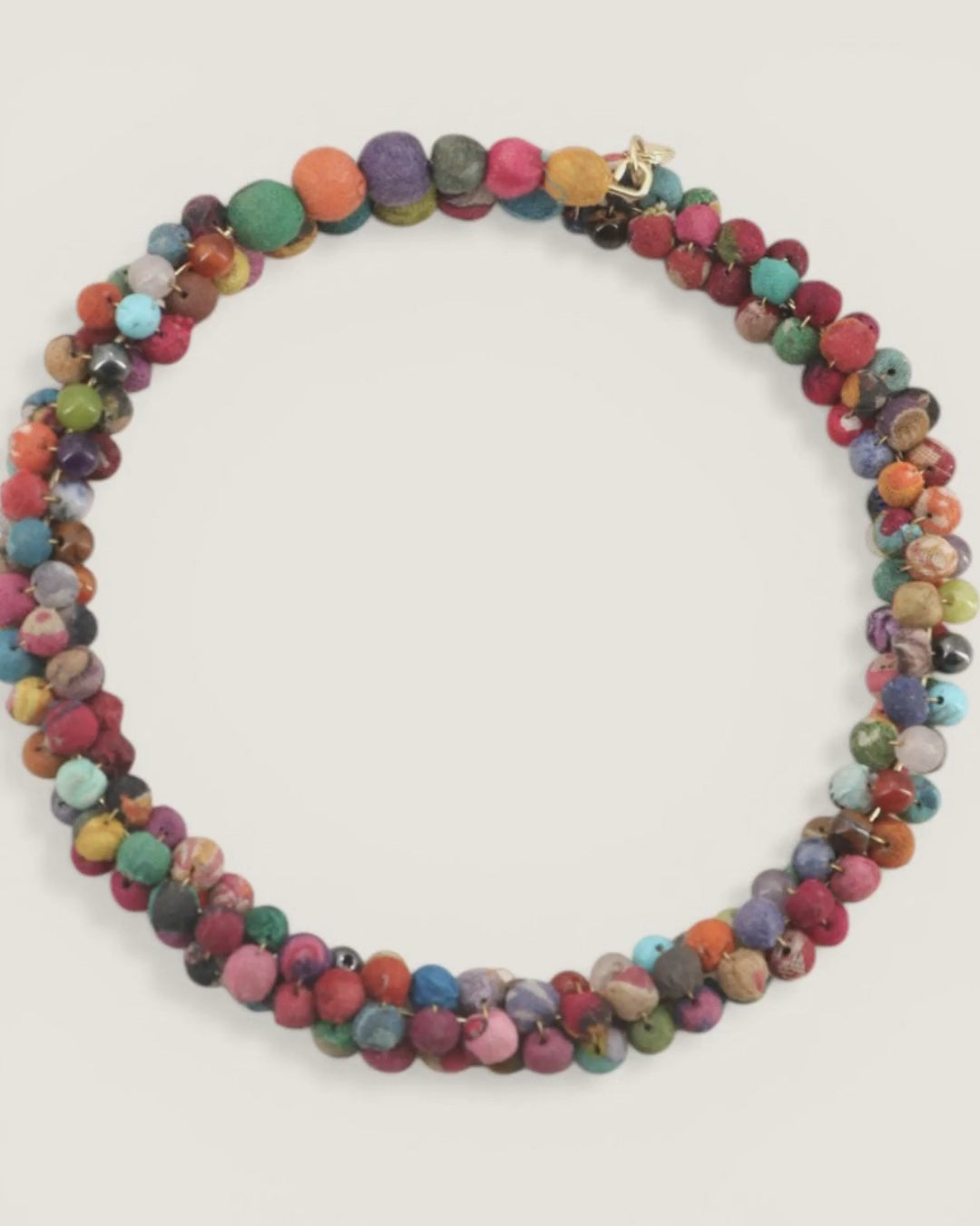 Gemstone Beaded Collar Necklace