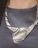 Crushed Paper Statement Necklace