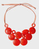 Crimson Radiance Tagua Necklace