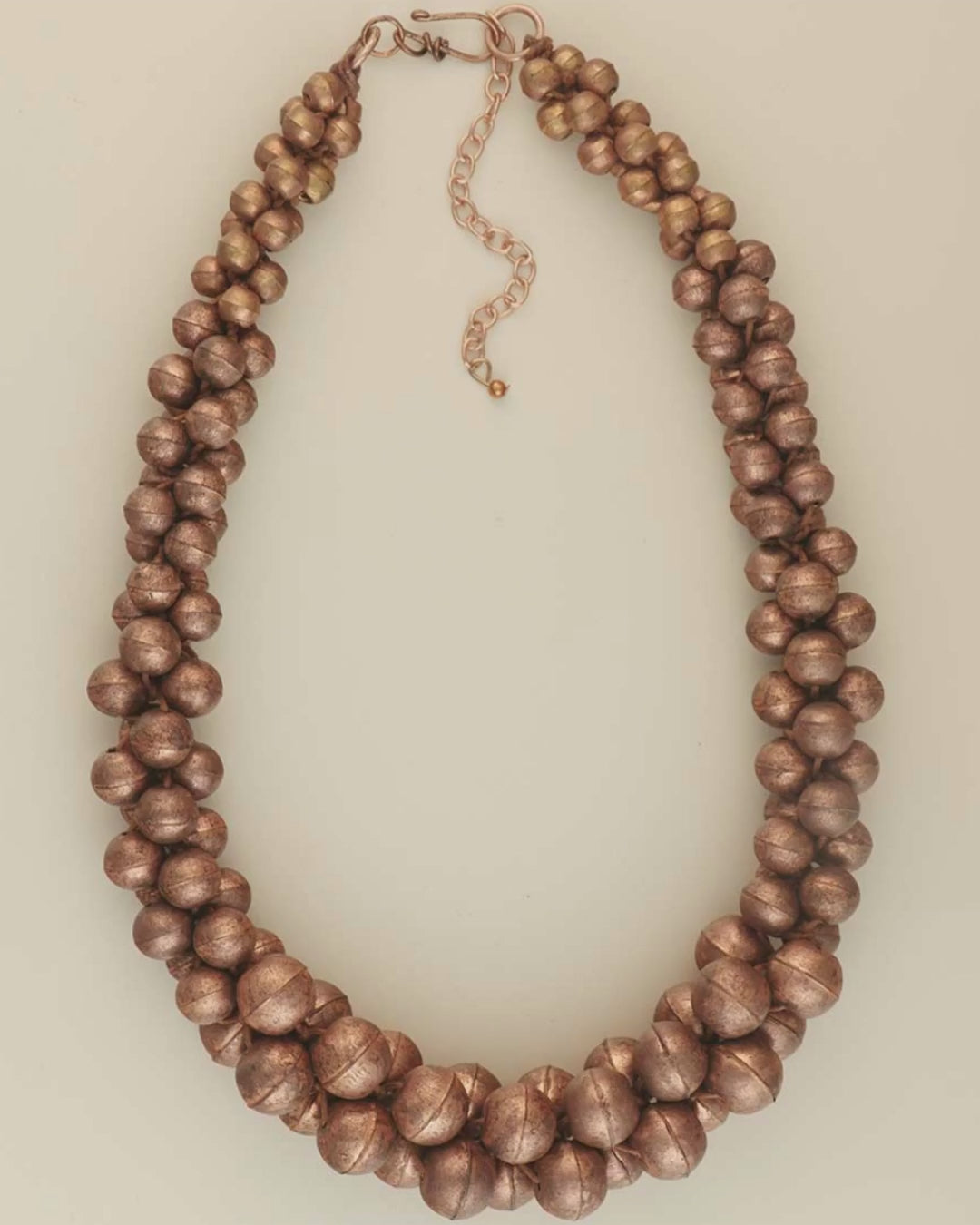 Copper Layered Statement Necklace