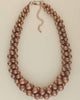 Copper Layered Statement Necklace
