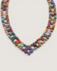 Multicolor Gemstone Beaded Necklace