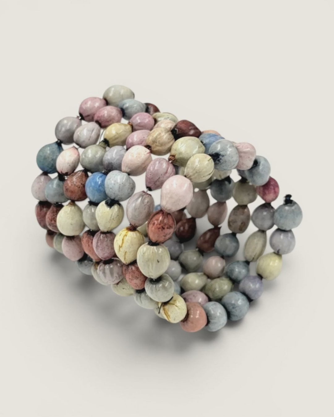 Colorful Job's Tears Wrap Bracelet