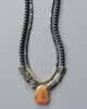 Double Strand Tourmaline Agate Necklace