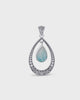 Sterling Silver Larimar Pendant