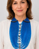 Ocean Lineage Beaded Fringe Necklace – Blue