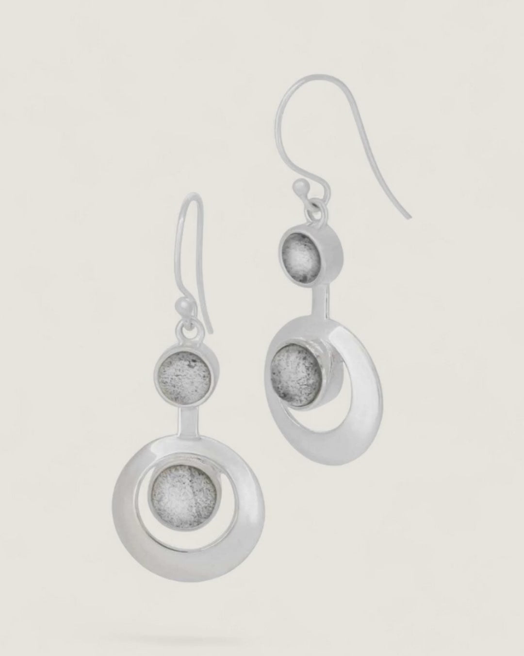 Sterling Silver Kinetic Earrings