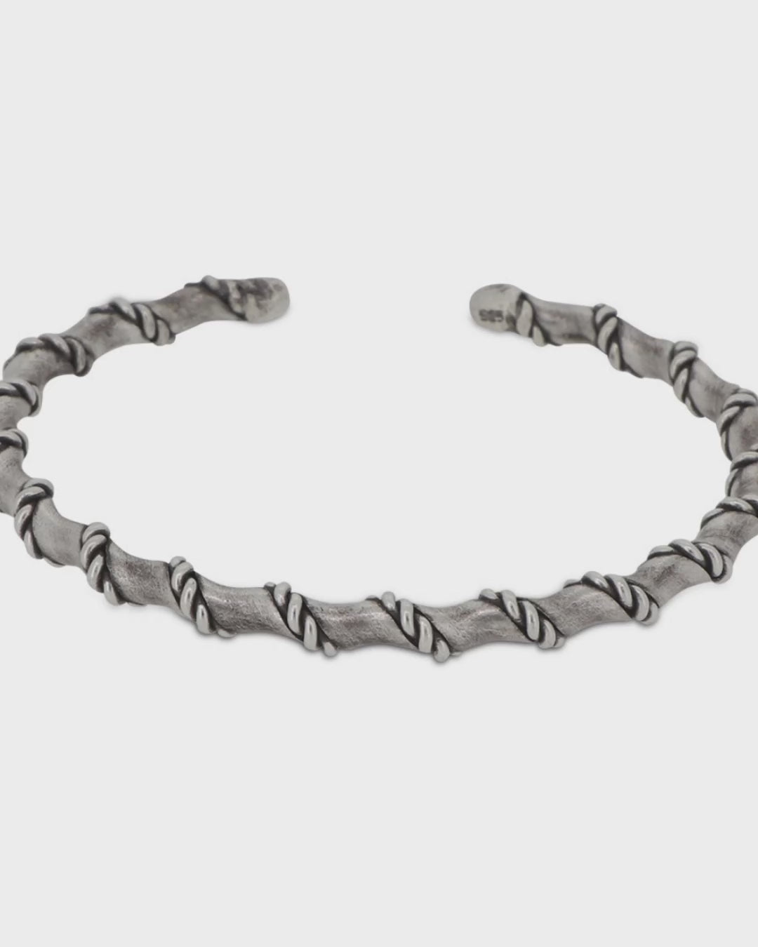 Hilltribe Silver Rope Cuff