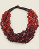 Two-Tone Twist Wood Necklace