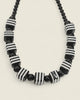 Monochrome Resin Bead Necklace