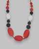 Red Black Sybil Necklace
