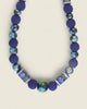 Hand-Painted Floral Ceramic Necklace