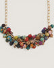 Kantha Beaded Cluster Necklace
