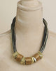 Golden Grass Brass Necklace