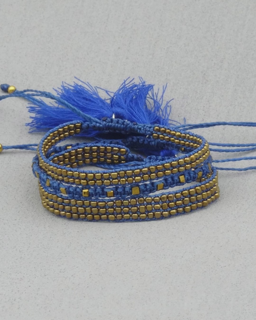 Guatemalan Beaded Tassel Bracelets