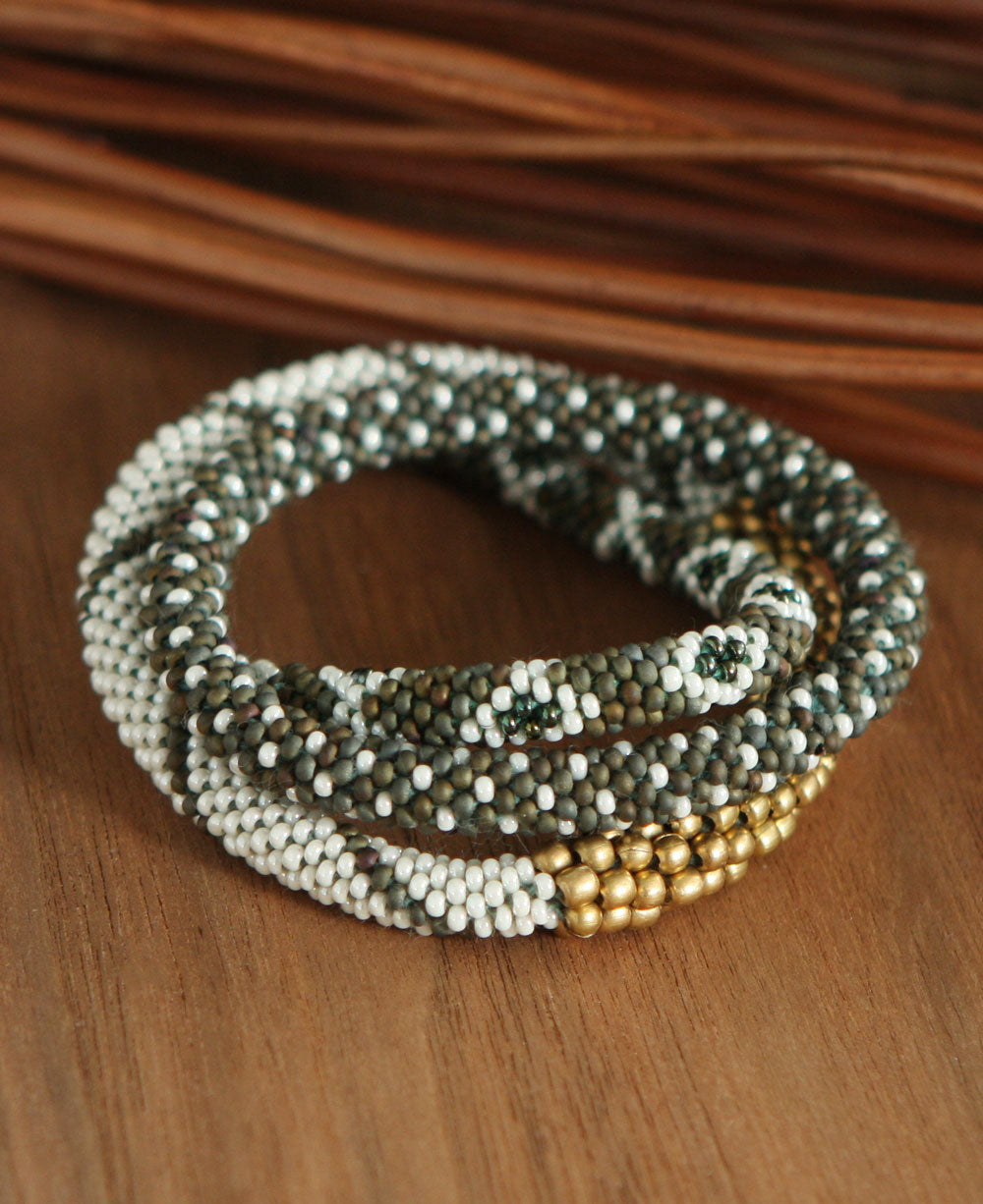 Beaded Roll-On Glam Bracelets