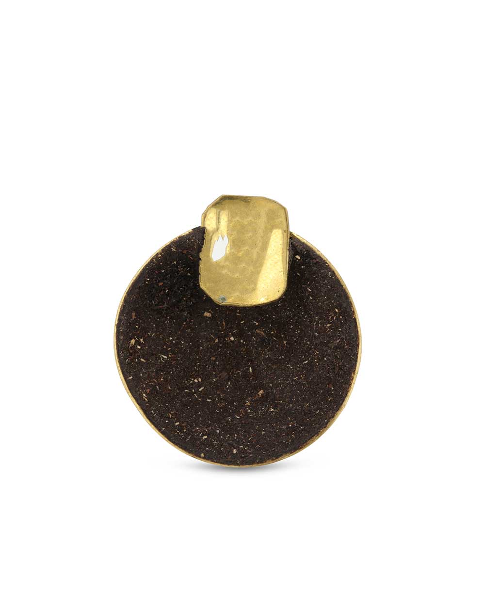 Handcrafted Brass Organic Ring
