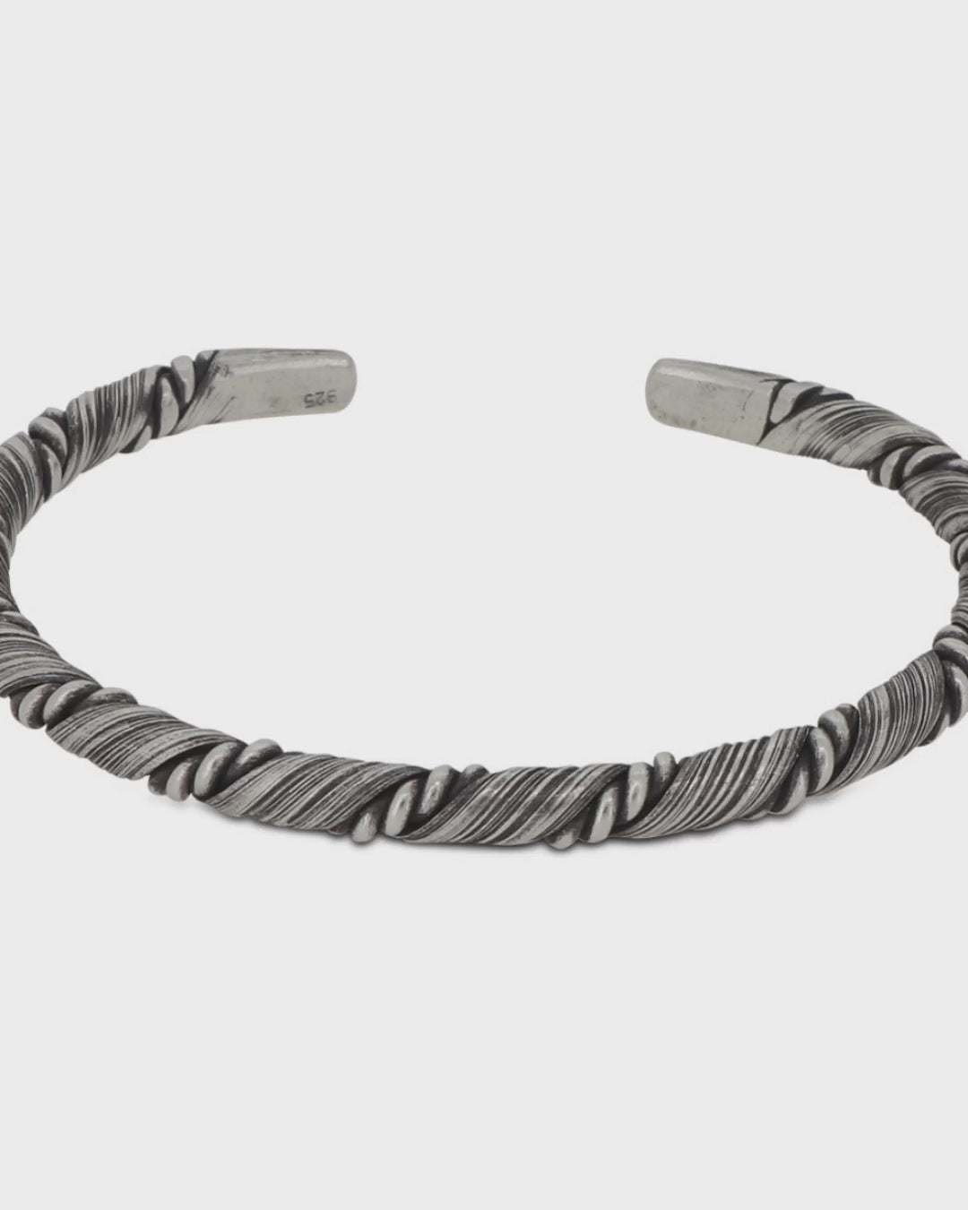 Hilltribe Silver Rope Cuff
