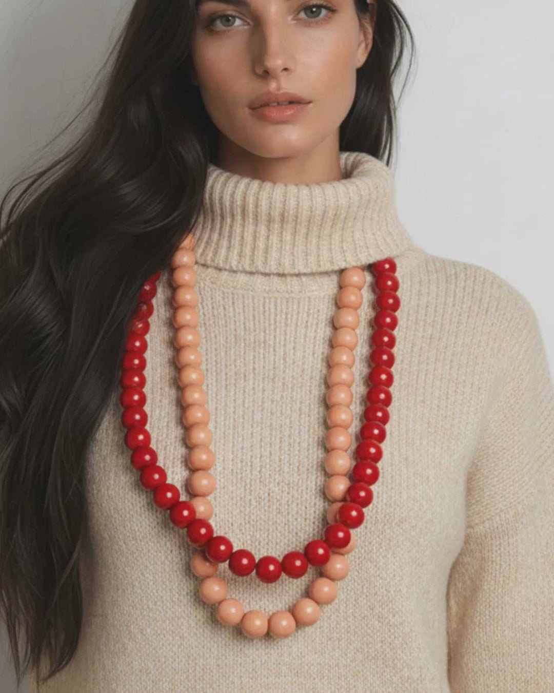 Tagua Beaded Necklace