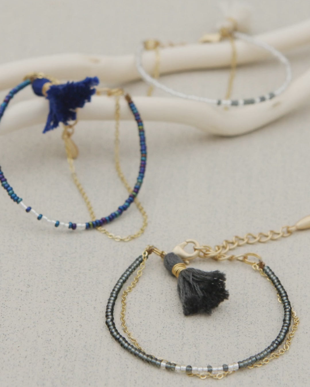 Kenyan Tassel Bead Bracelet