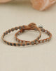 Woven Lunar Disk Bracelet