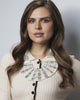 Black White Geometric Bib Necklace