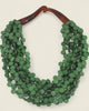Twisted Green Wood Necklace