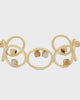 Brass Moonstone Cuff Bracelet