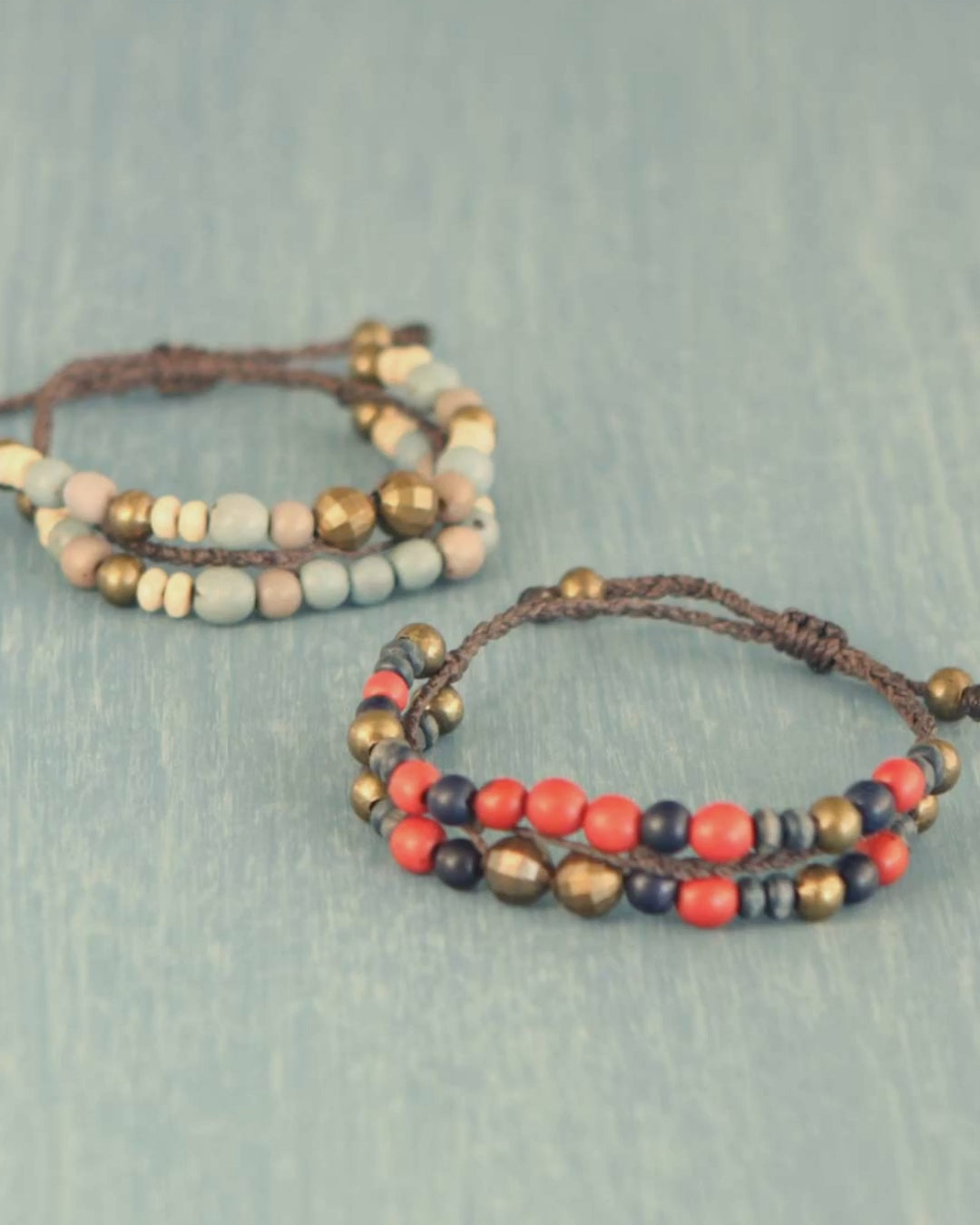Multicolor Achira Seed Bracelet