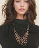 Copper Hammered Multi-Layer Necklace