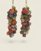 Colorful Kantha Cluster Earrings