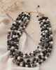 Layered Kantha Textile Necklace