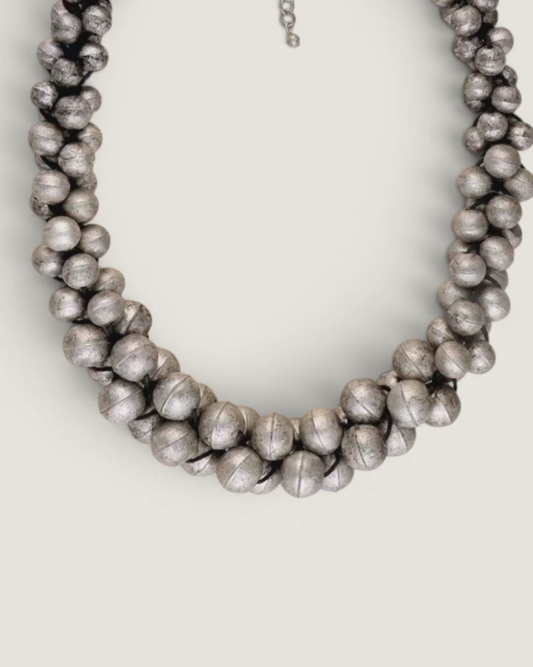 Antique Silver Layered Necklace