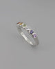 Rainbow Gemstone Sterling Silver Ring