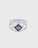 Sterling Silver Amethyst Band Ring