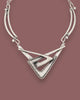 Bold Sculptural Alloy Statement Necklace