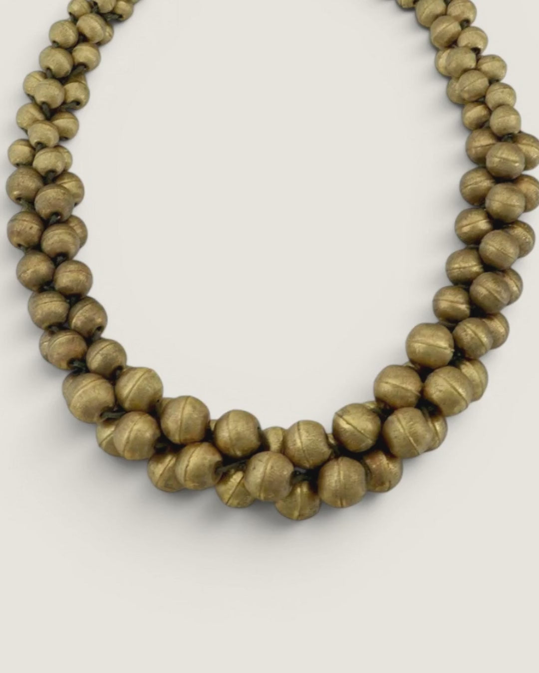 Antique Gold Layered Statement Necklace