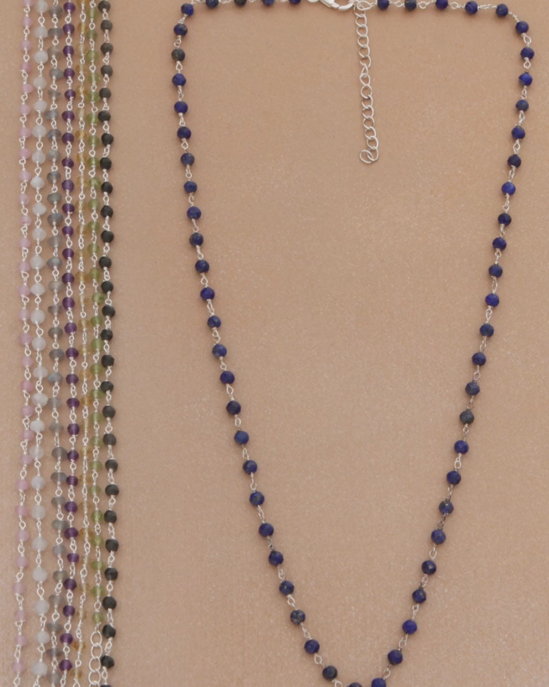 Gemstone Necklace Chain India