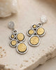 Two-Tone Boho Dangle Earrings