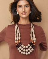 Wood Beads Neckalce