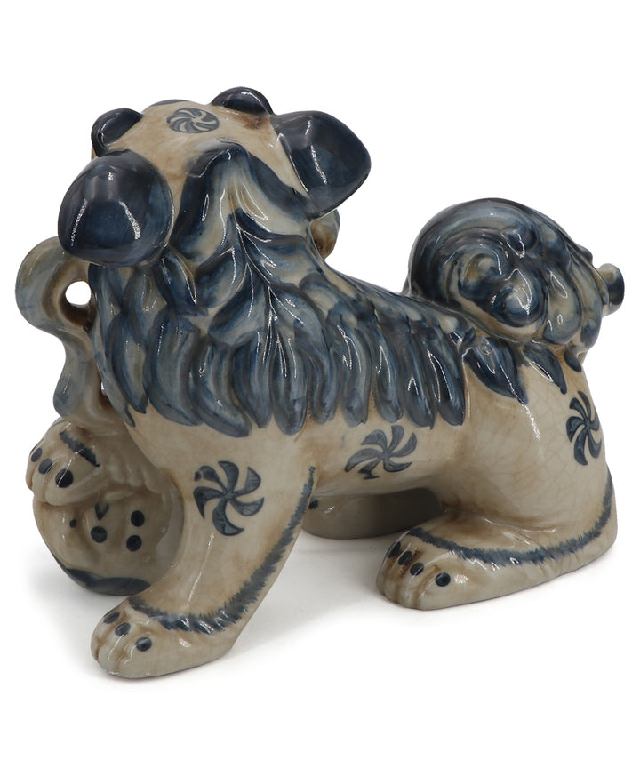 Porcelain Fu Dog Statue