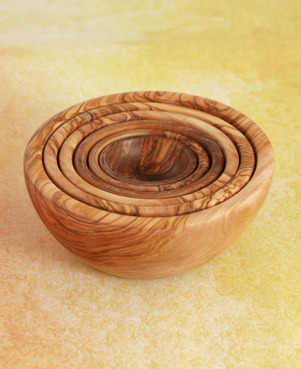 Wood Nesting Bowl
