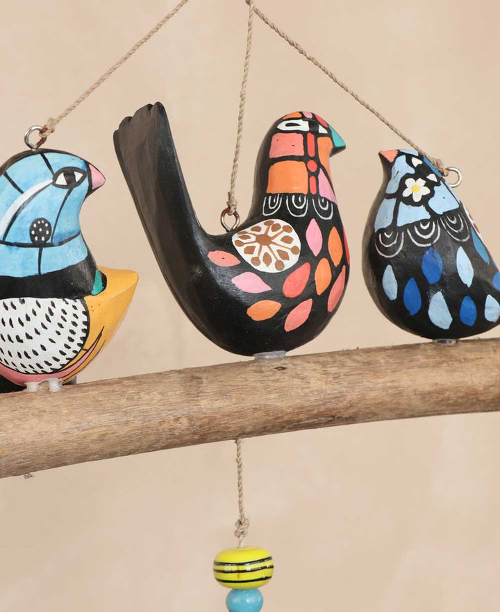Colorful Wood Birds