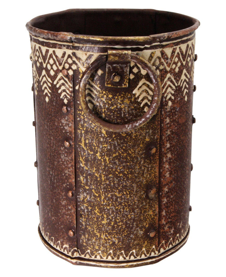 Emobssed Iron Vase